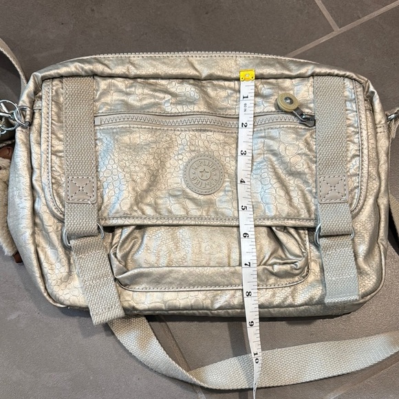 Kipling Silver Crossbody Bag with Adjustable Strap - Picture 5 of 8